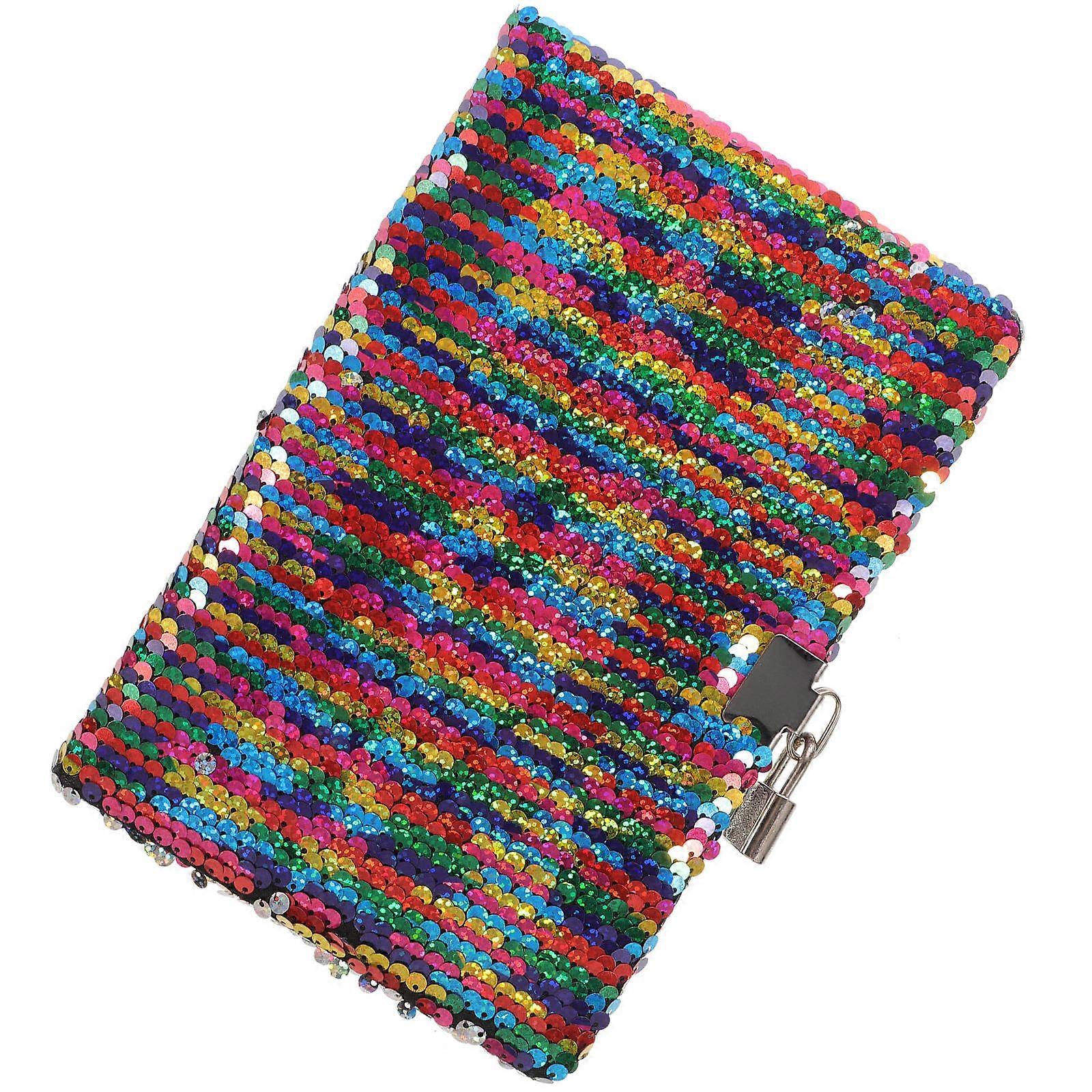 Multicolor Mermaid Sequins Diary Notebook for Creative Writing 3Pcs