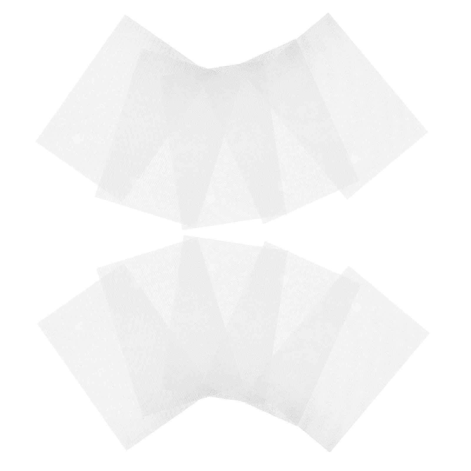 White PVC Waterproof Plastic Eye Mesh Sheet for Crafts 10 Sheets Durable