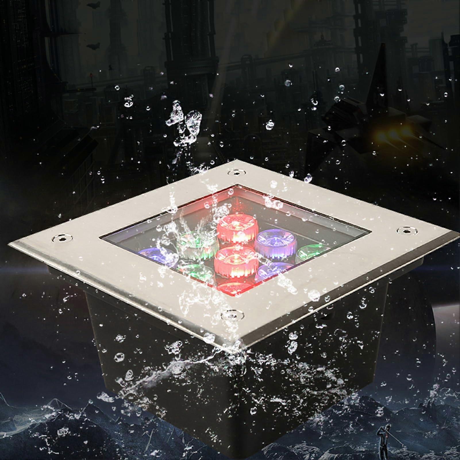 Outdoor LED Ground Lights IP66 Waterproof AC220V Embedded Spotlight for Garden Pathway Deck