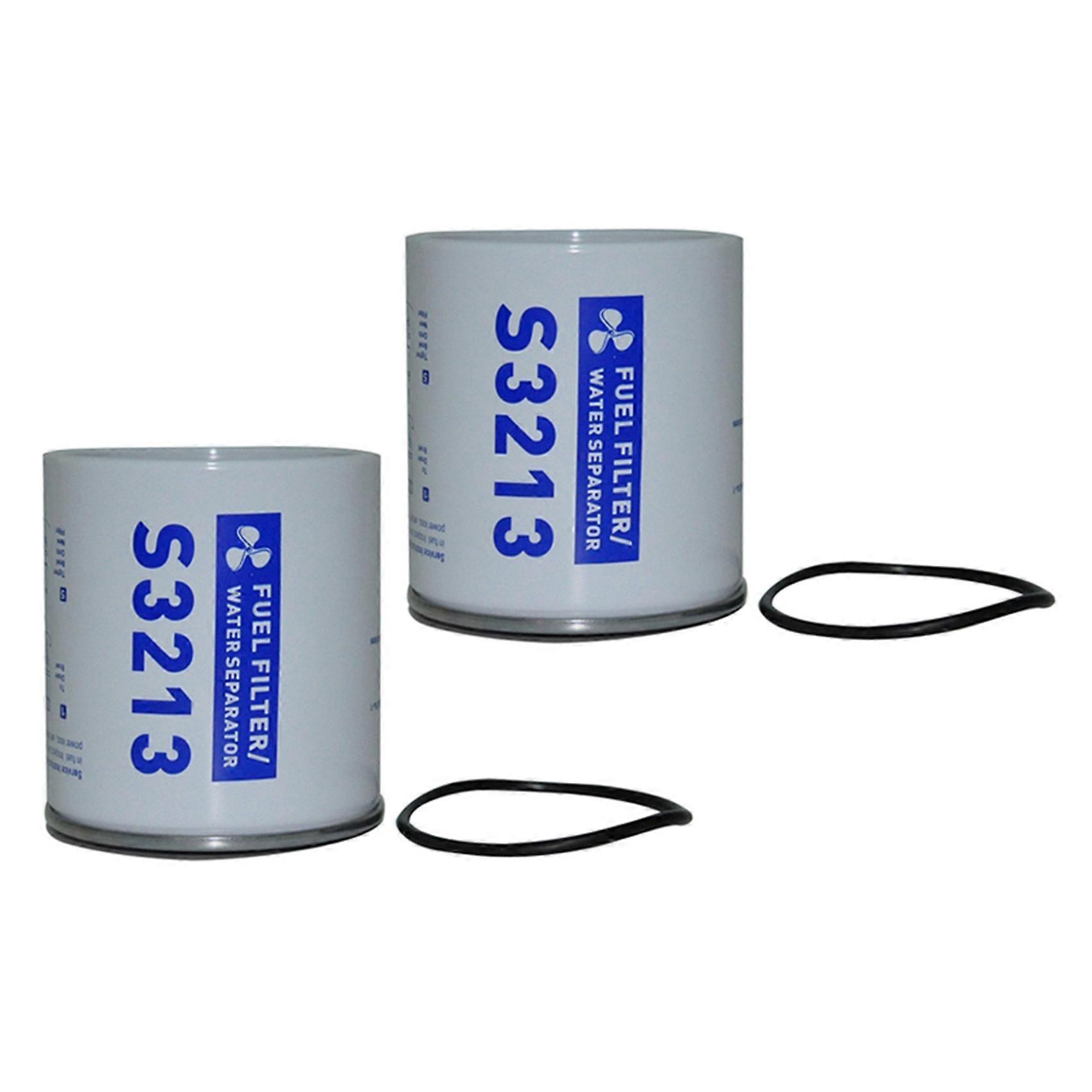 2X S3213 Outboard Marine Fuel Filter Elements Fuel Water Separator Filter Elements