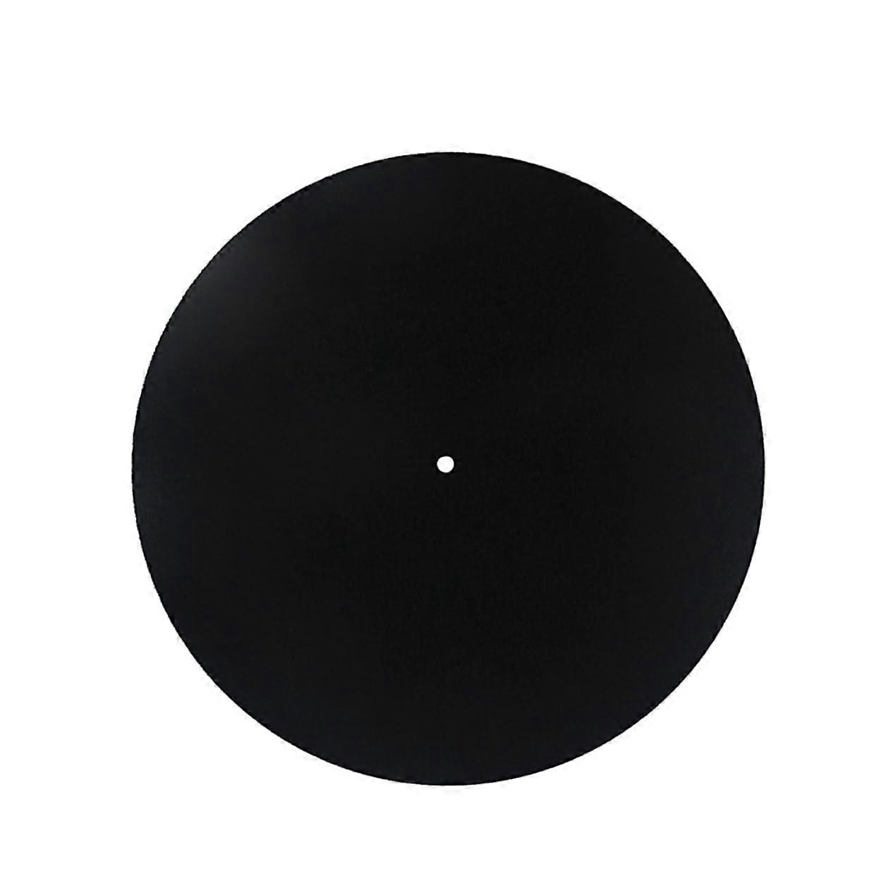 Static Wool Platter Mat Diameter Turntable Pad For Vinyl Non Slip Groove Design Compatible With Standard Record Players