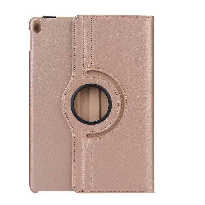 Stylish Case For Ipad 10 10.9" Gold Litchi Texture Rotating Leather
