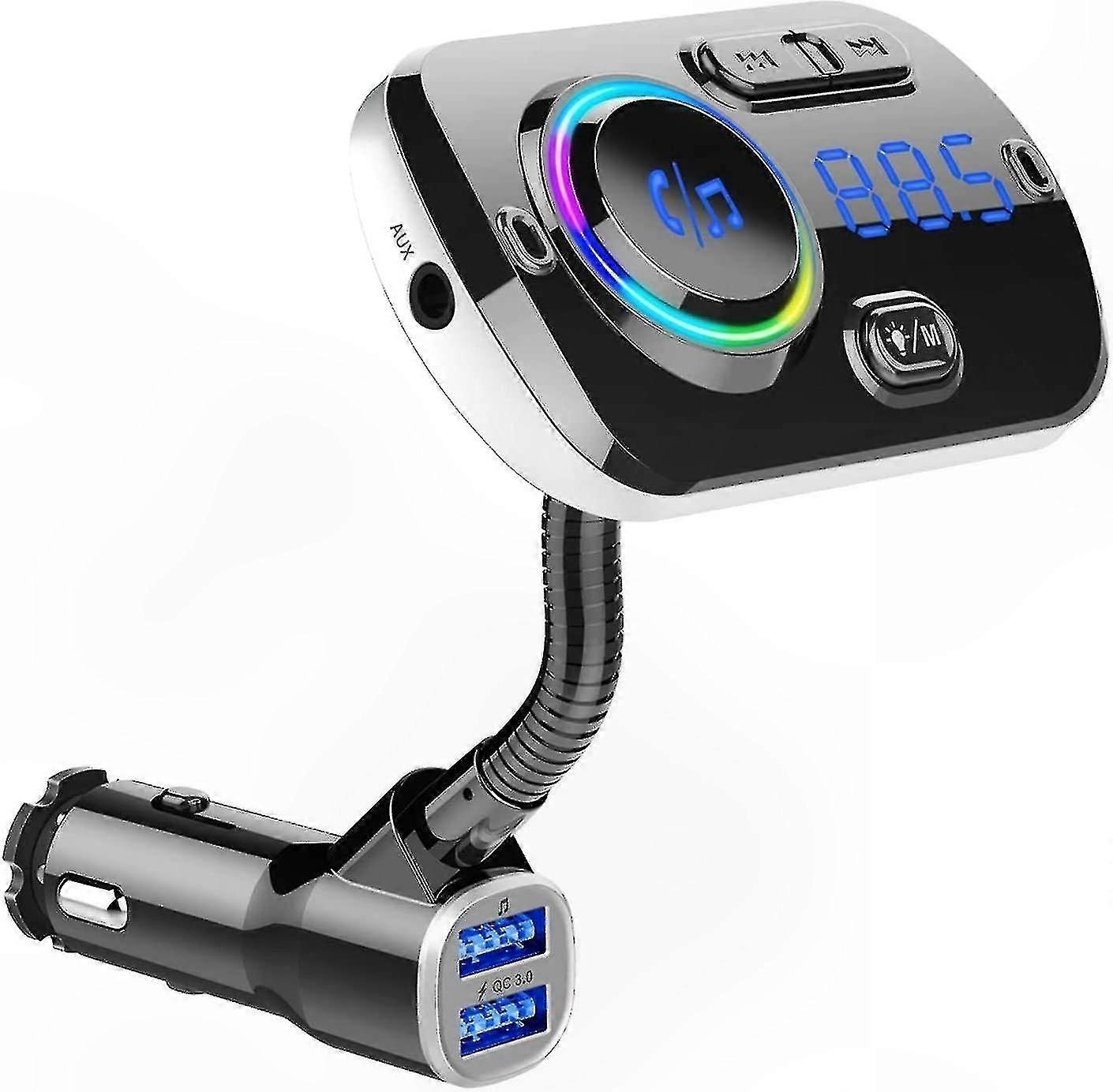 Bluetooth FM Transmitter with Hands-Free Calling Functionality