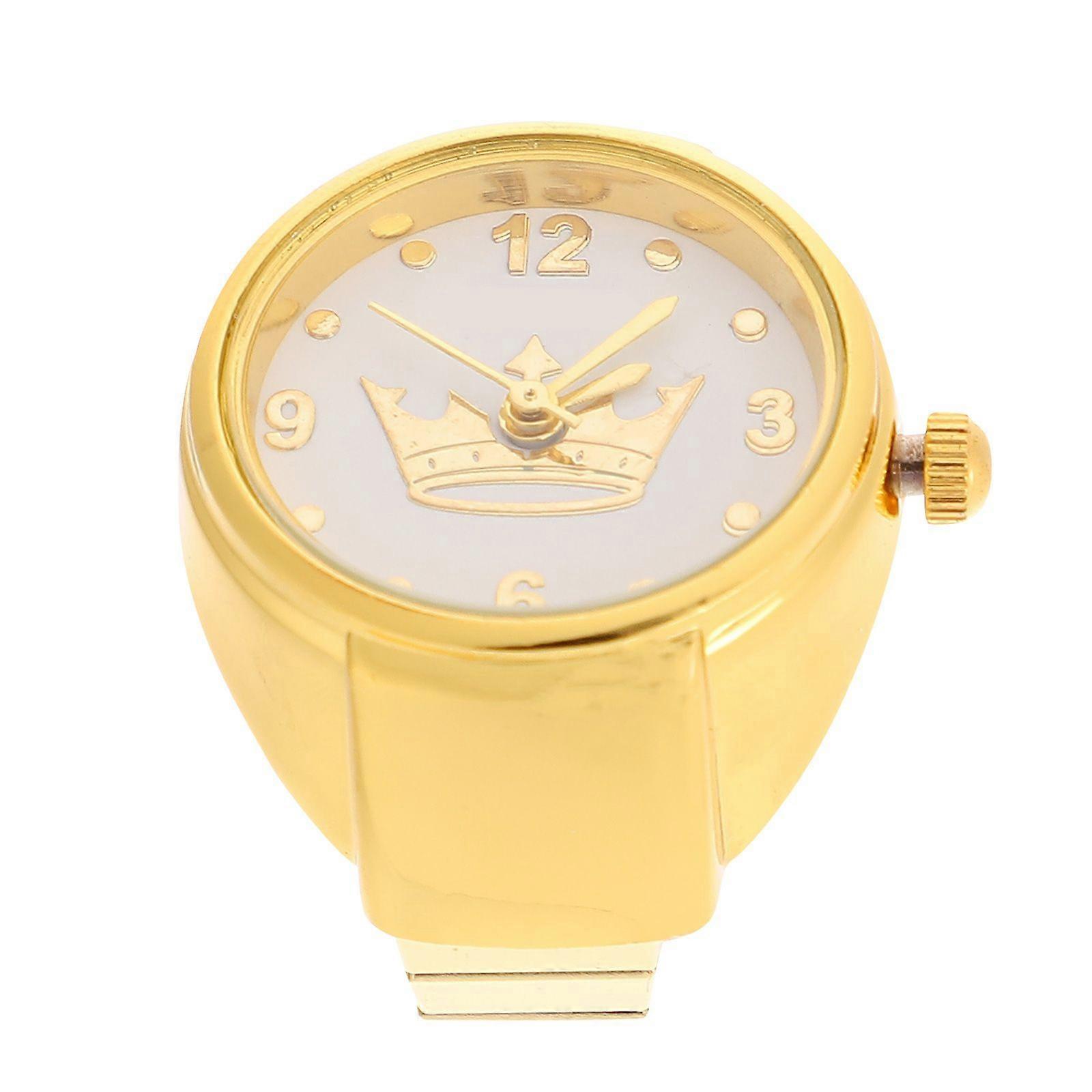 Decorative Ring Watch Exquisite Watch Ring Wear-resistant Ring Clock People Decor