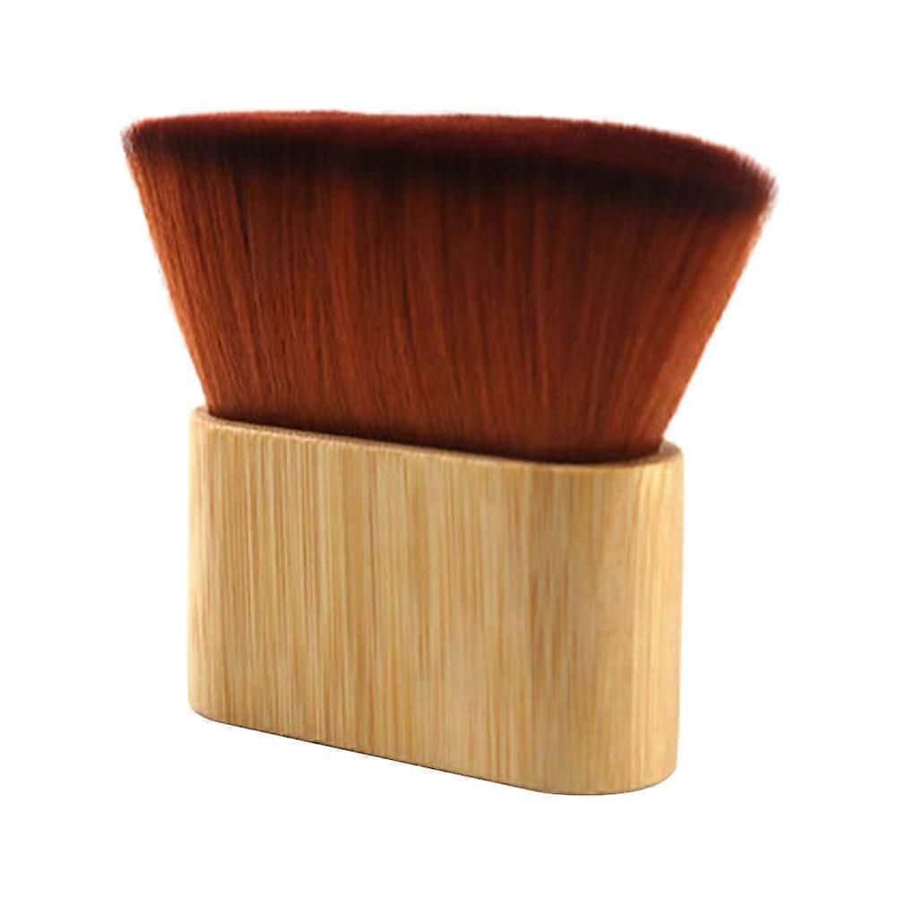Supple Bristle Neck Duster Brush for Cleaning with Bamboo Handle
