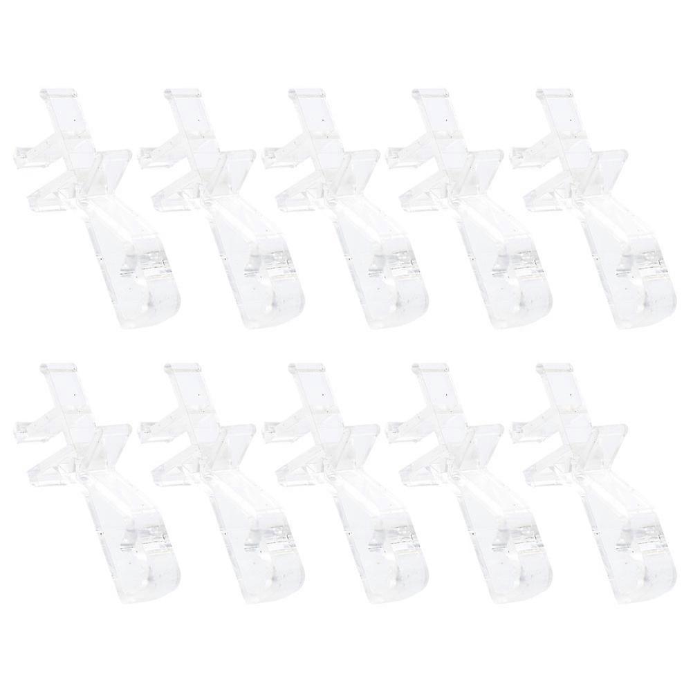 Plastic Blind Valance Clips for Curtains Replacement 30Pcs Transparent Clips