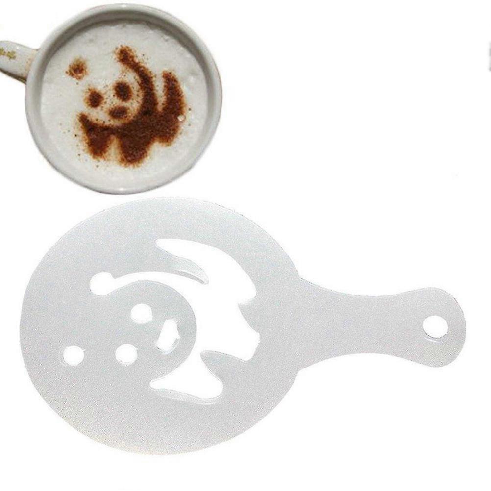 Coffee Stencils Template Cappuccino Pad for Coffee Decoration 16Pcs