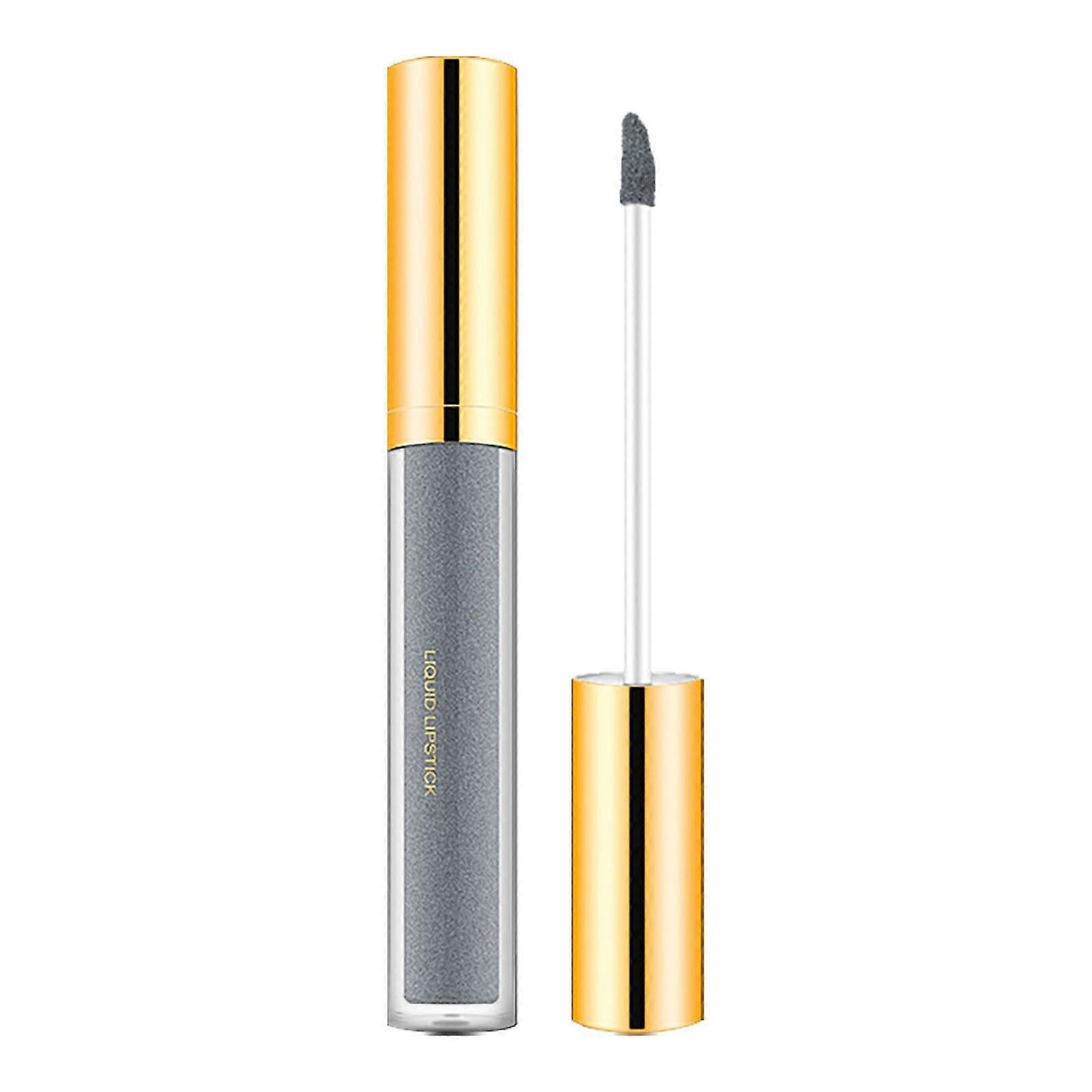 Metallic Liquid Lipstick Long Lasting Red with Diamond Glitter Finish, Transfer Proof Full Coverage