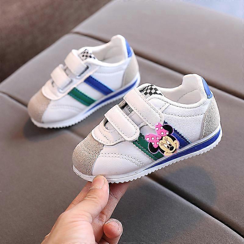 Disney Spring fall New Soft Sole Casual Shoes for Boys Kids Sneakers Non-slip Running Shoes mickey mouse  Baby Toddler Shoes