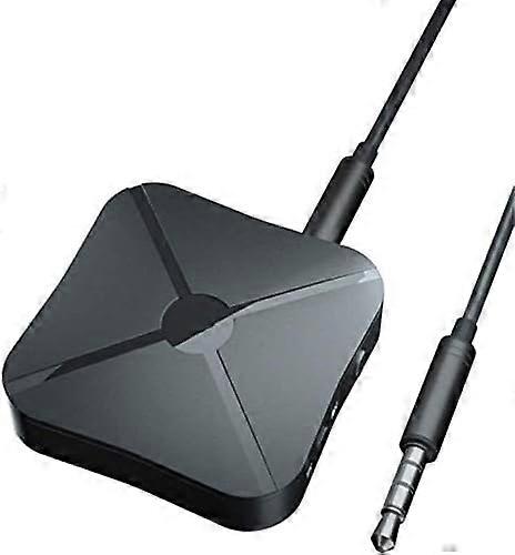 Bluetooth 5.0 Transmitter Receiver with aptX Low Latency, Wireless 3.5mm AUX Audio Adapter for TV