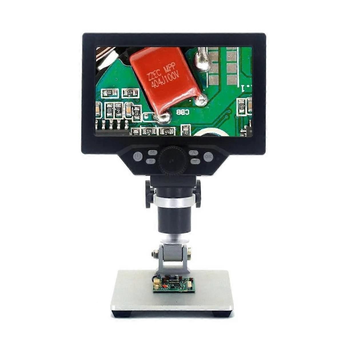 7 Inch LCD Digital Microscope 1200X HD Display MultiAngle Viewing for Lab and Electronics