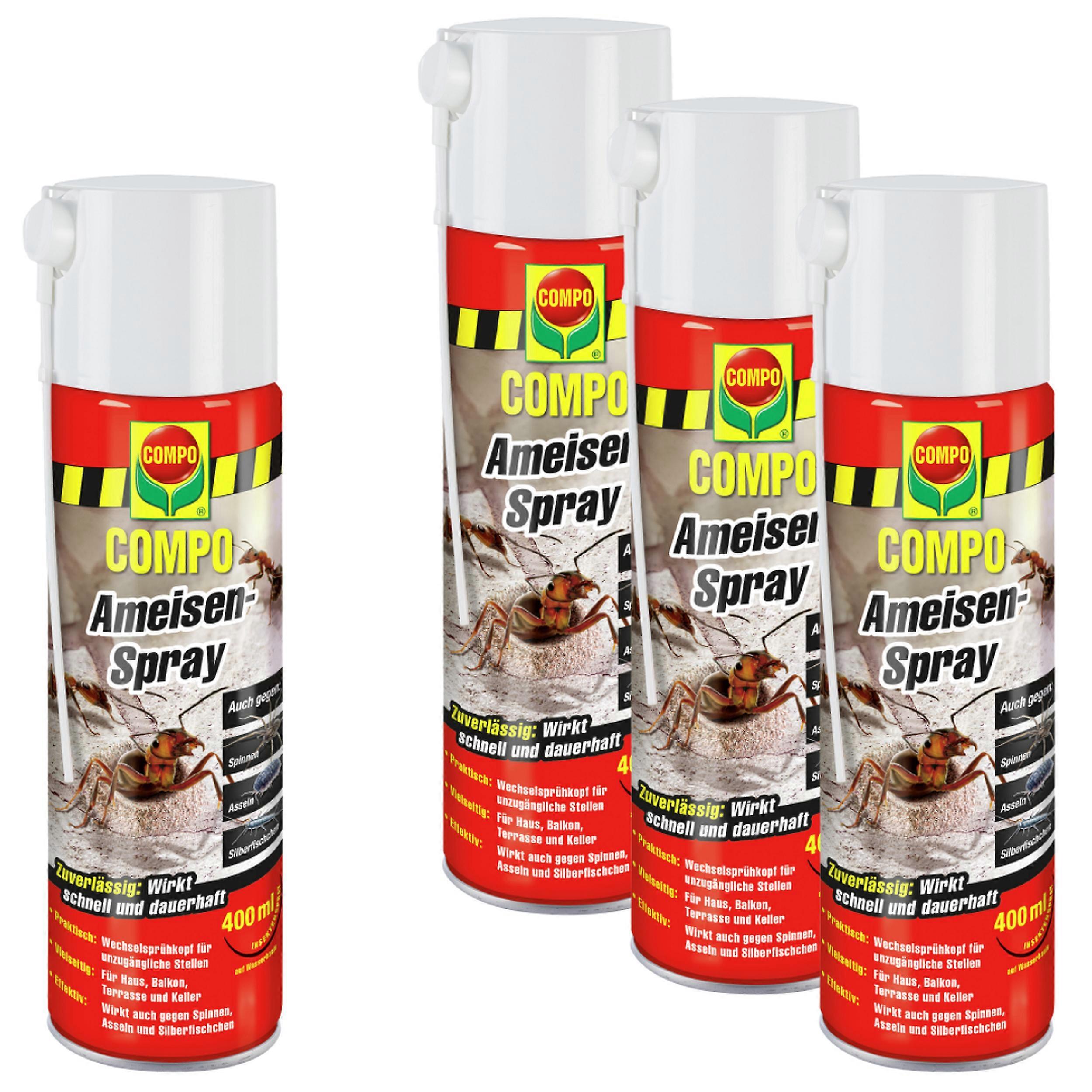 4 x COMPO ant spray, 400 ml