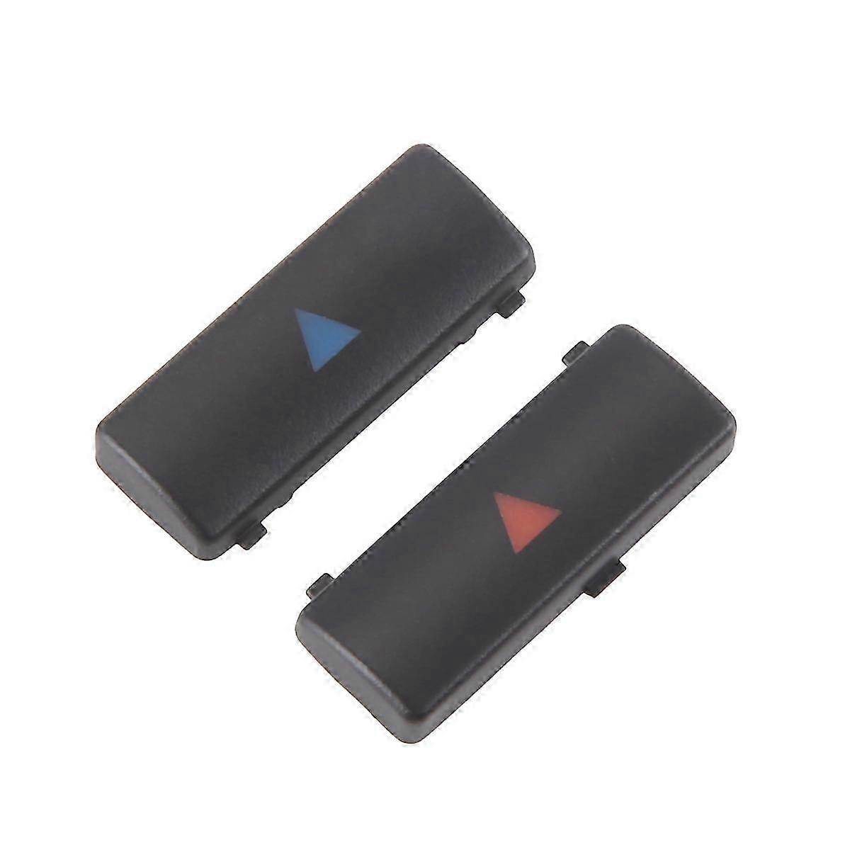 2Pcs Car Air Conditioner a / C Temperature Control Panel Switch Button Key Cover for X5 E39 E53 525I