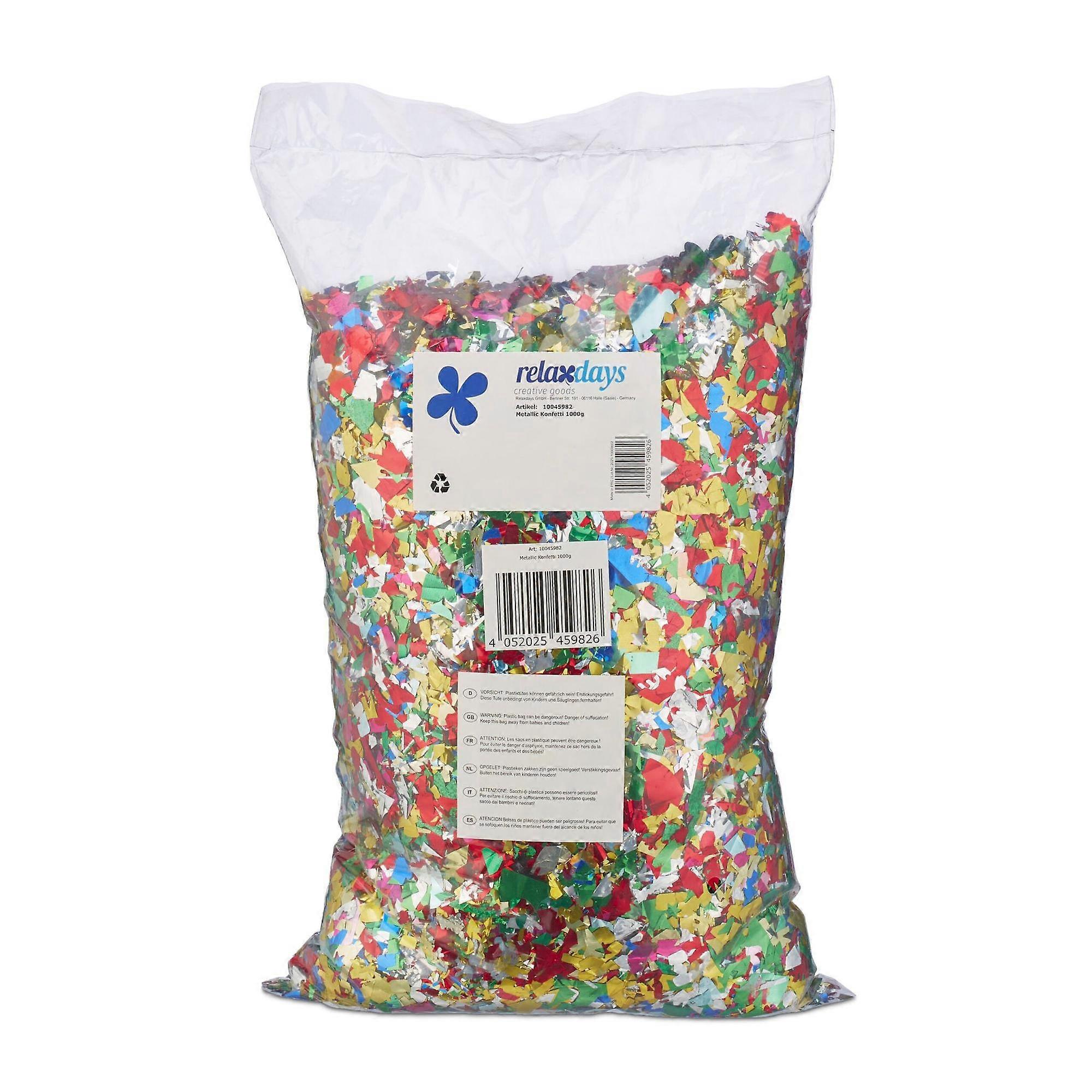 Färgglad konfetti 1 kg
