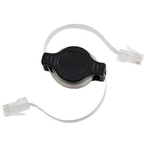 1.5m Retractable Ethernet Cable Stable Wired Connection Telescopic Tangle Design Compact