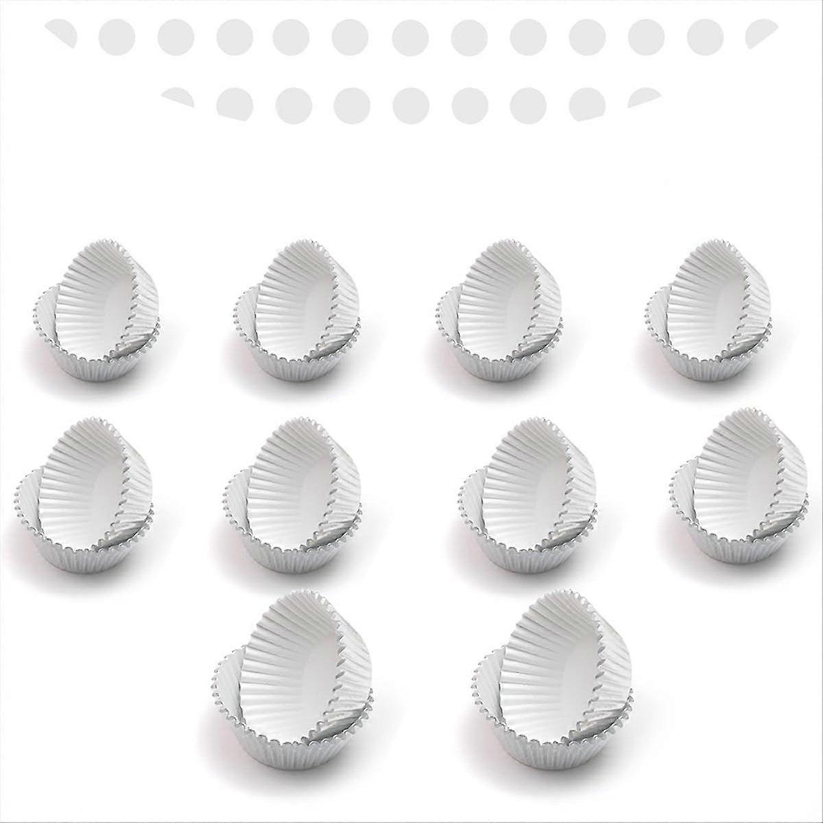 Mini 500pcs Silver Foil Cupcake Liners For Baking Baking Cups Thick A
