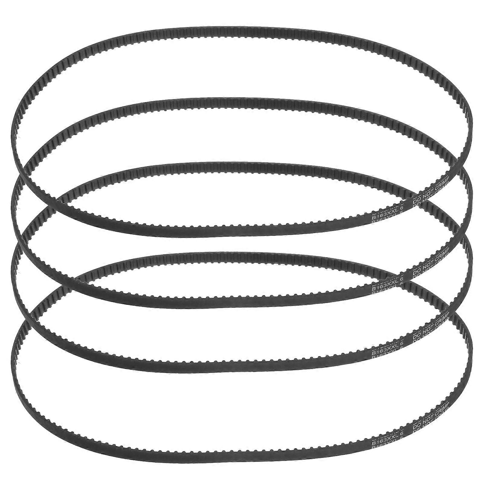 Rubber Sewing Machine Belt Durable Replacement for Gramophone Use 4Pcs