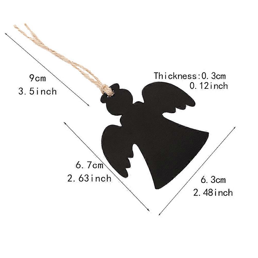 Mini Blackboard for DIY Decoration with Hemp Rope 20Pcs Pack