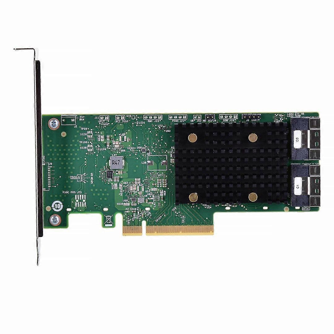 Placas/adaptadores de interface Broadcom HBA 9500-16i com SAS e SATA internos.