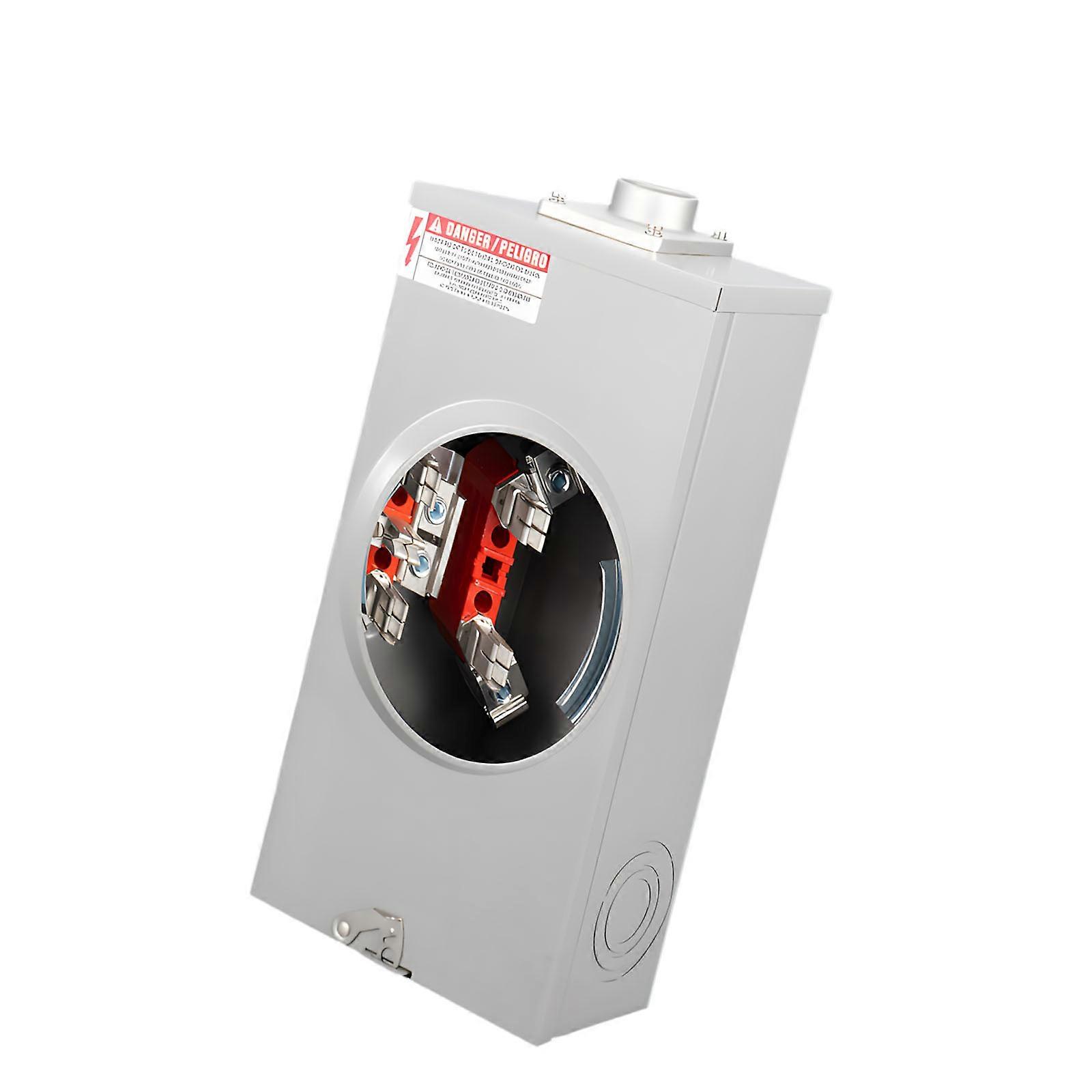 Space Saving 200A US Style Meter Base For Overhead And Subsurface Power Installations Multicolor