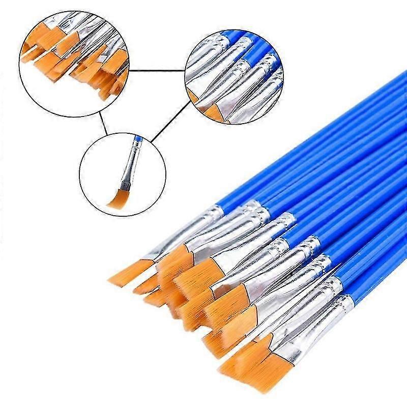 flat small paint brushes 100 pcs bulk for detailing