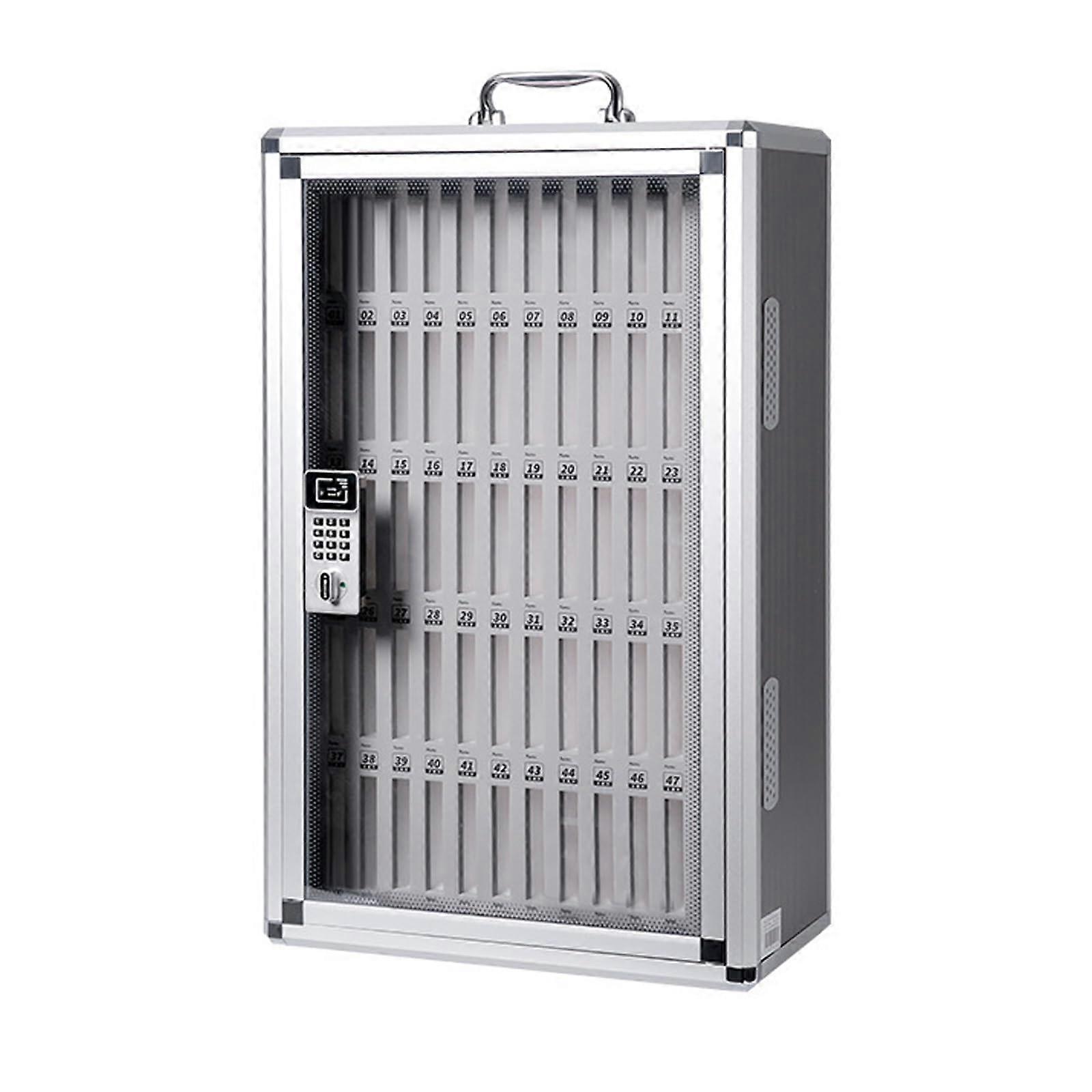 Wall Mounted Mobile Phone Storage Cabinet with Secure Numeric Lock and ScratchProof Padding