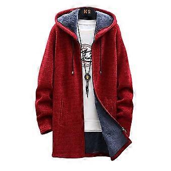 Winterwarme Herrenmäntel, lange Mäntel, Jacken, Oberbekleidung, Winterjacken mit Kapuze, Freizeit-Winterhoodie, Kälteschutz, Größen M-3XL