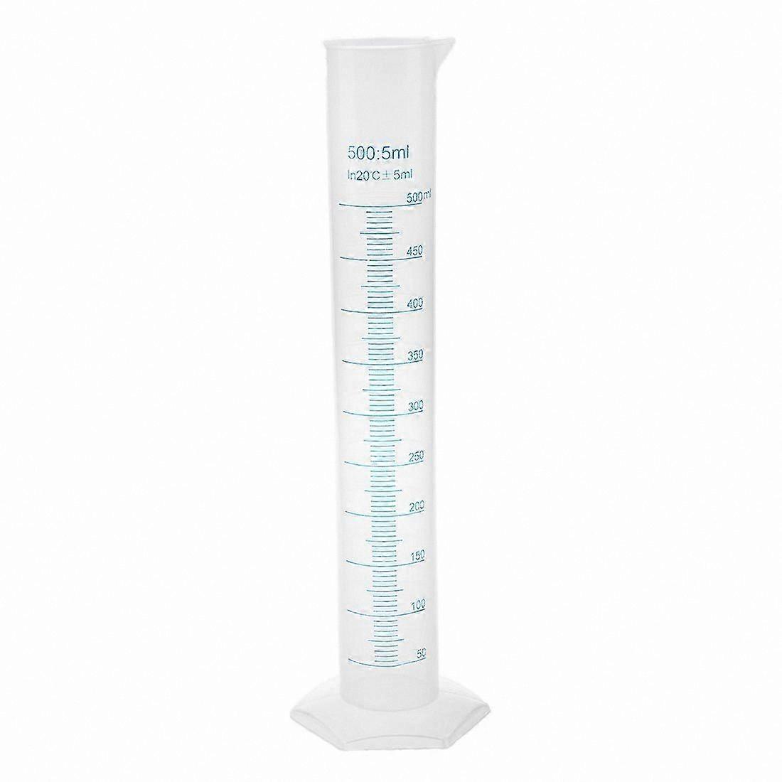 500ml Clear Plastic Graduated Cylinder