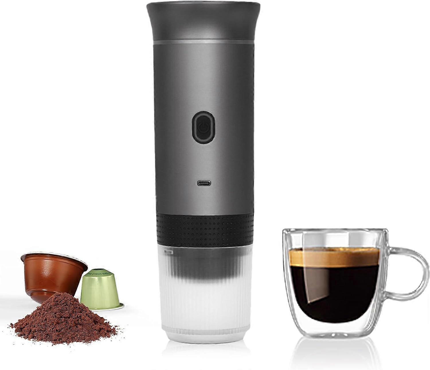 Portable Espresso Machine, Mini Espresso Maker, Self Heating
