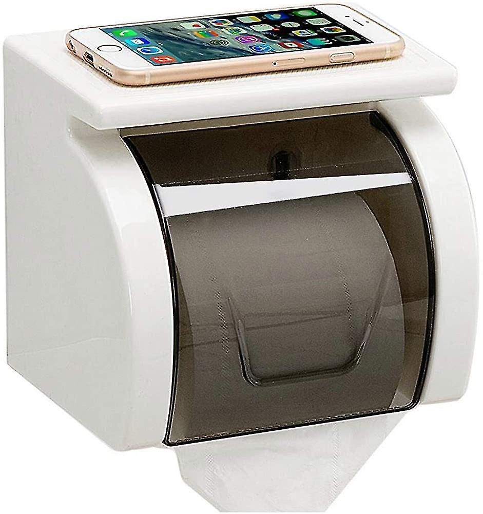 Strong Adhesive Toilet Paper Holder Without Drilling. Bath Installations