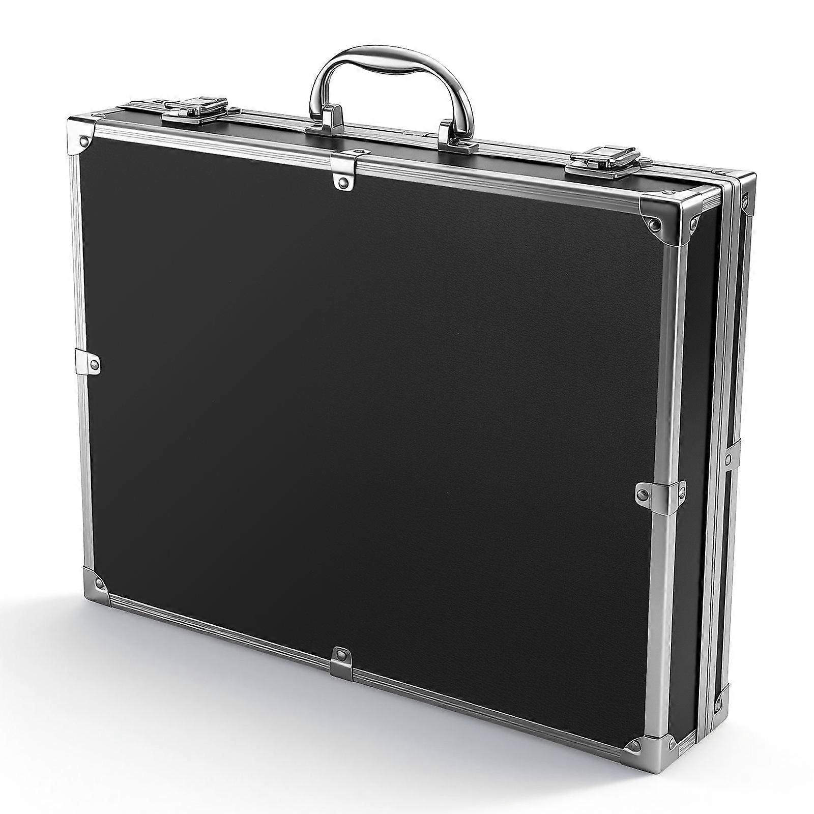 Lockable Flight Case Portable Aluminum Alloy Box Carrying Case  Tools Container