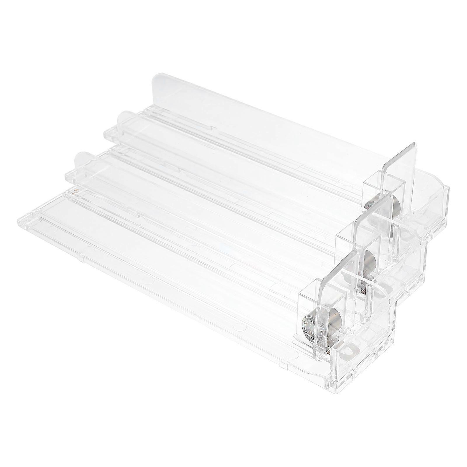 Automatic Case Showcase for Storage 3Pcs Transparent Ps