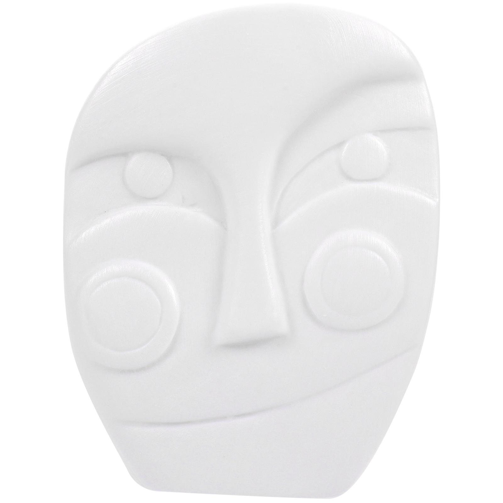 Decorative Ceramic Face Vase for Home Use White Table Decor