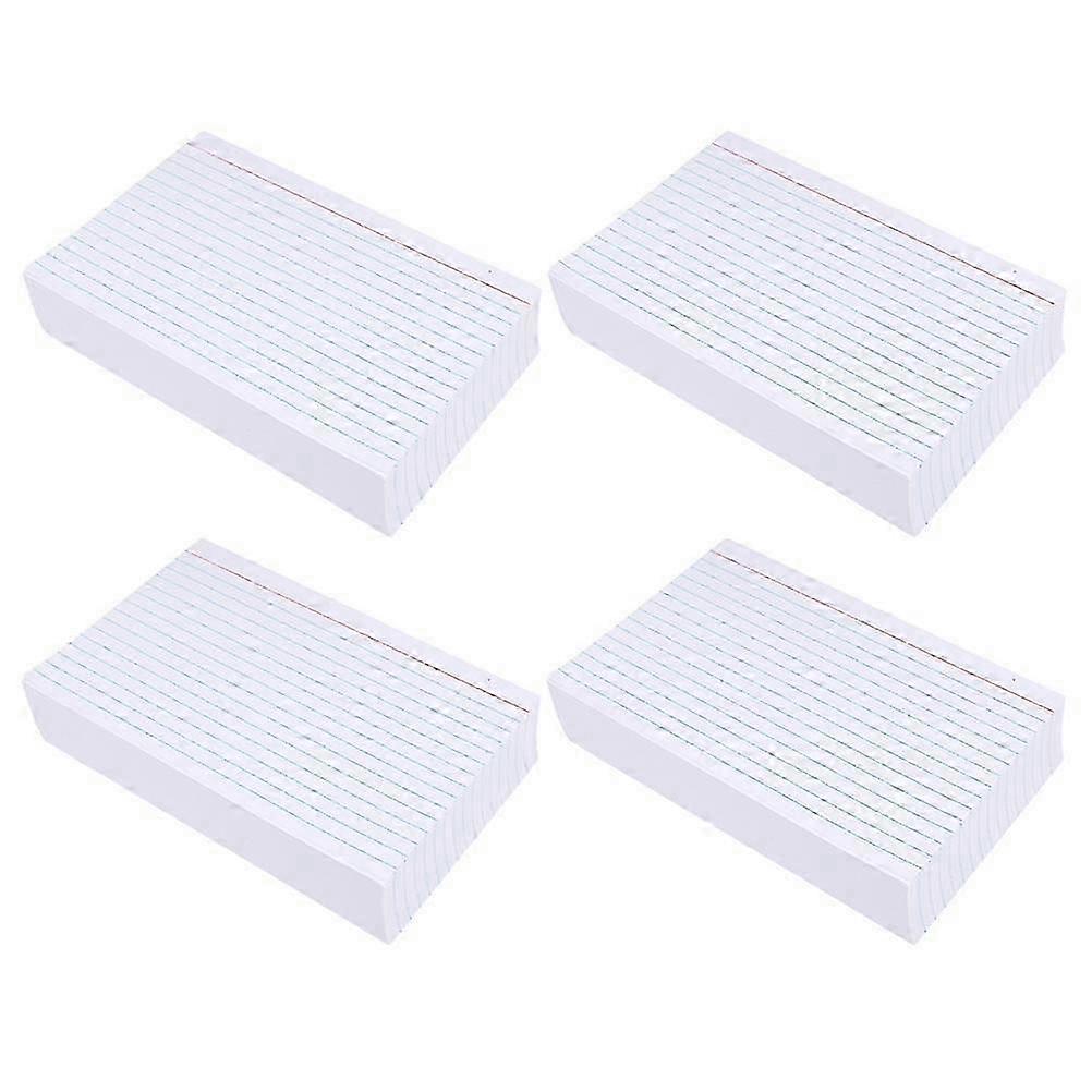 Lined Flashcards White for Note Writing Use 200Pcs Index Cards Pack