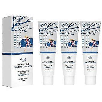 Protetor Solar Relief Sun FPS 50+ PA++++ - Creme Solar Hidratante com Suco de Bétula - Protetor Solar Facial - Hidratante, Cuidado com a Pele para Todos os Tipos_DUIBW