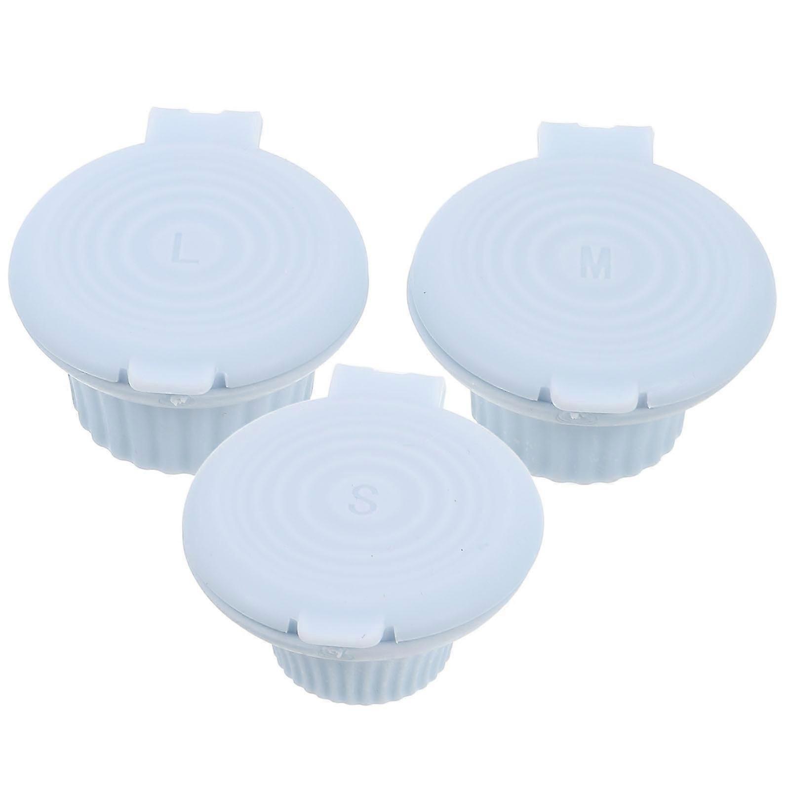 Silicone Leakproof Bottle Cap for Conditioner with 3Pcs Practical Set
