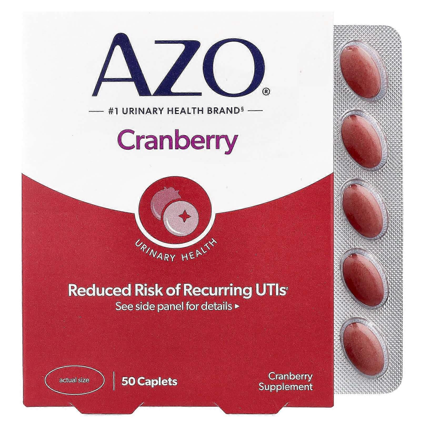AZO, Cranberry Urinary Health, 50 Caplets, 3-Pack