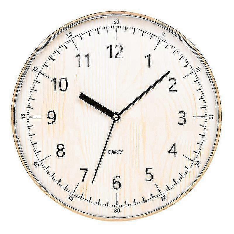 Children's Learning Clock. The Wall Clock Stands Silently