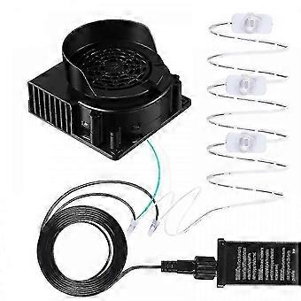 Inflatable Air Blower Replacement 12v 1.5a 2124cfm Fan Blower Motor With 3 Led Lig 97*94*65mm compatible with Airblow Inflatables