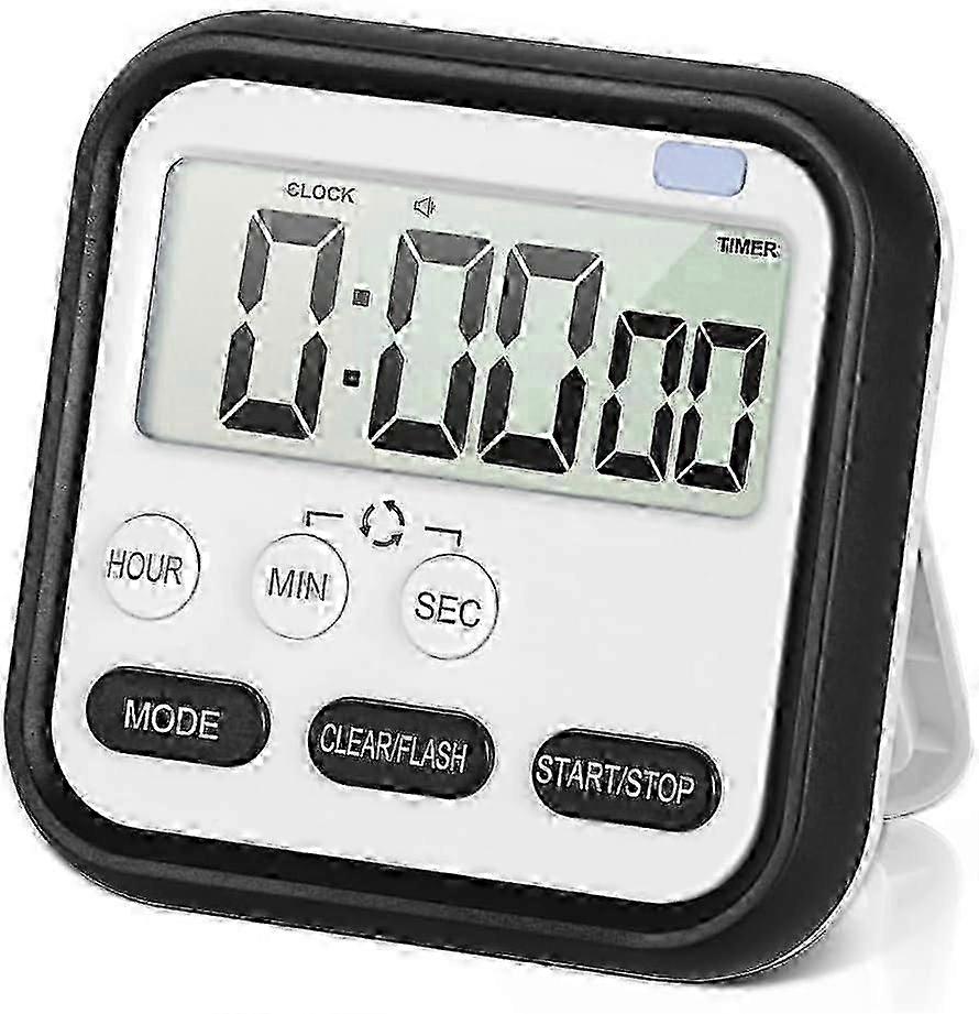 2026PING-Digital Visual Timer 24-Hours Magnetic Clock Stopwatch Count-Up & Count Down Timer with Large LCD Screen Display Big Digits