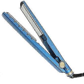 Haarglätter 1 1/4 Zoll Nano-Titan Professionelles Glätteisen 450F Temperatur Blau