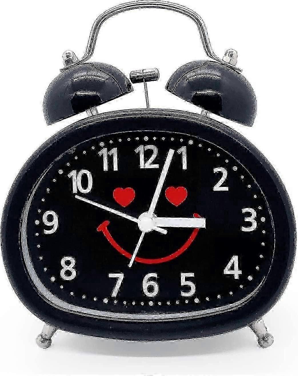 Alarm Clock, Old-fashioned Vintage Table Alarm Clock.