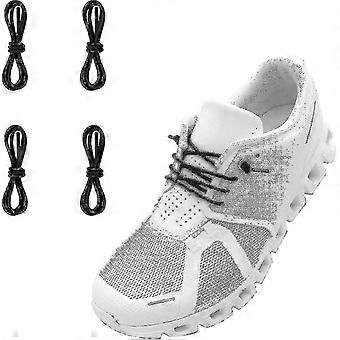 Ndtezugt 2 Pairs 1/10" (2.5mm) Elastic Thin Shoe Laces, Stretch Round Shoelaces Shoe Strings Replacement Fit compatible withOn Cloud Sneaker