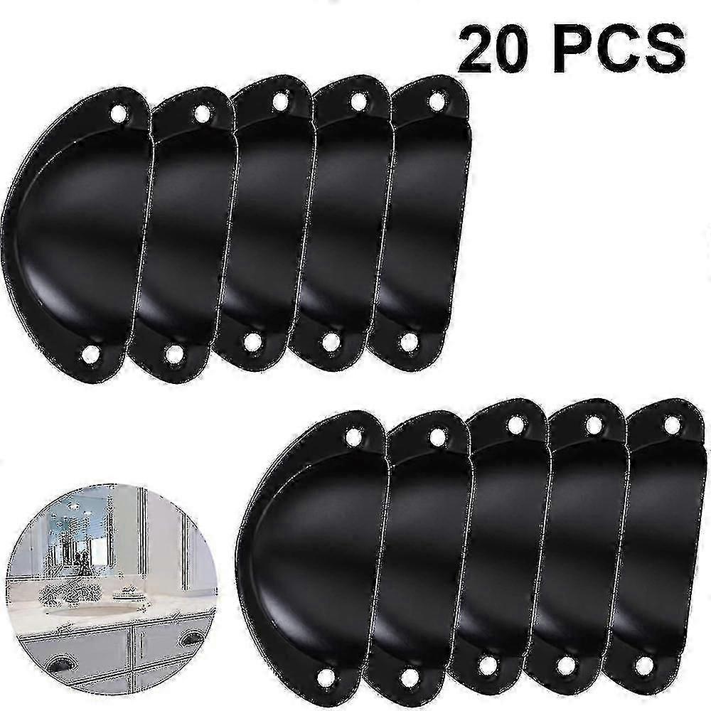 20 Pack Hole Spacing Vintage Style Pulls Cup Pull Handles Knobs