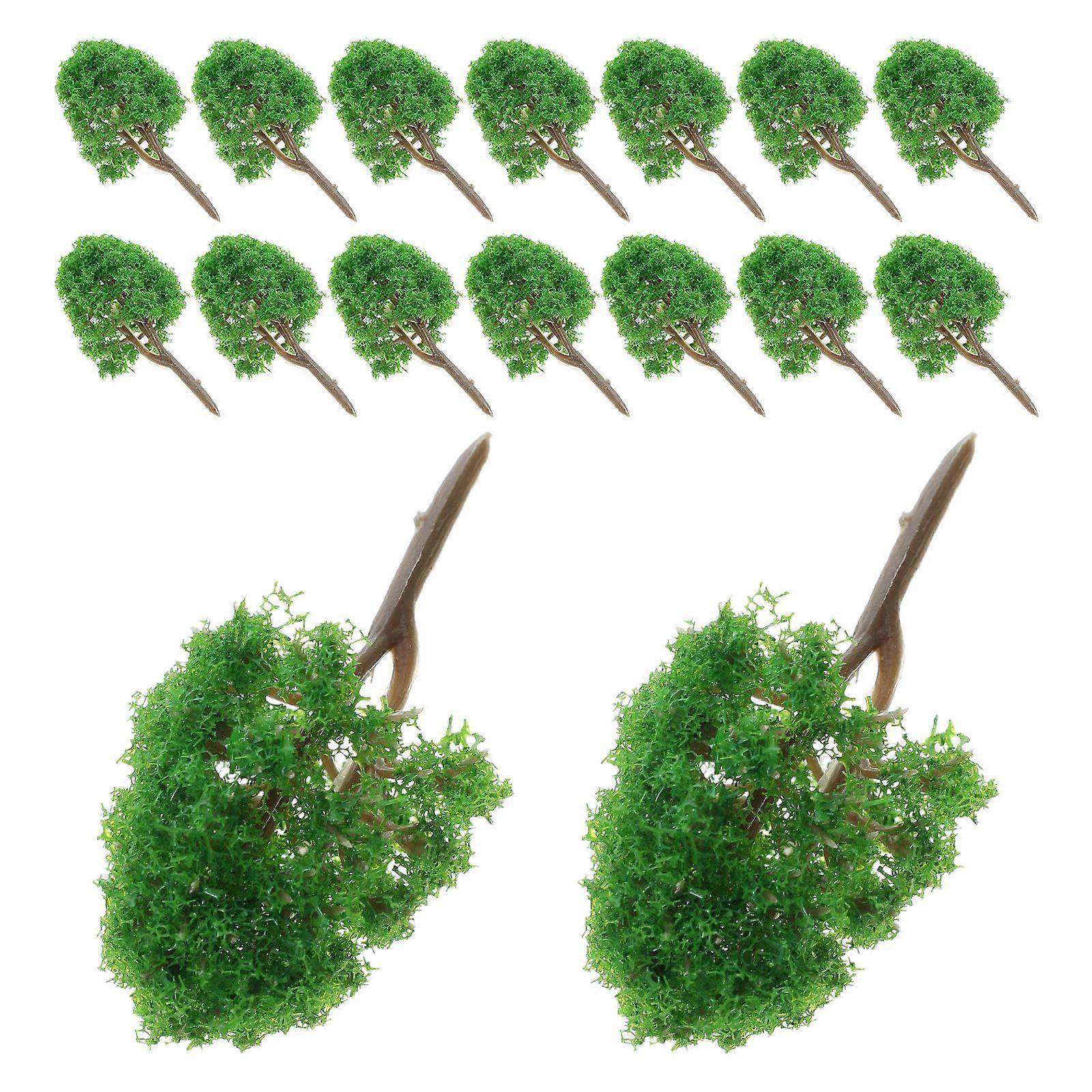 Model Trees Landscape Model Tree for Train Scenery 40Pcs Green