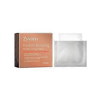 Zyvarn Colorful Ancient Bronze Moisturizing Cotton Sheets - Helpen de huid donkerder te maken en te hydrateren. Verfrissend, niet-vet.