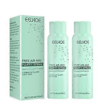 2pcs Hair Fluffy Hair Mattifying Powder Refreshing Styling Oil Control