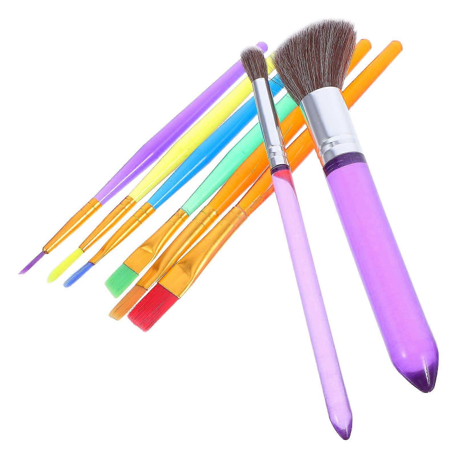 8Pcs Household Decorating Brushes Multi-function Cake Brushes Convenient Cookie Brushes