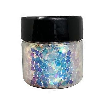 Biologisch afbreekbare Enchanted Hearts Cosmetische Grade Glitter 0.75 oz pot - Veganistisch & Gemaakt