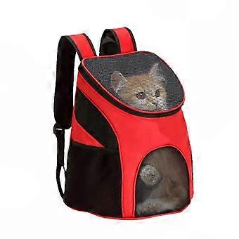 Shockproof & Breathable Cat Travel Carrier Backpack, Foldable with Carry Handle for Pets & Cats